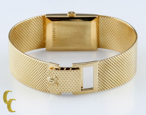 Juvenia Women's 18K Yellow Gold Square Hand-Winding Watch w/ Gold Mesh Band - Bild 5 von 6