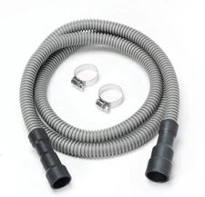 Universal Dishwasher Drain Hose - 6 Foot - Corrugated and Flexible Hose for...