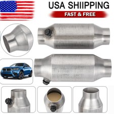 2.5 Universal Catalytic Converter High Flow Performance Stainless 425250 2pcs