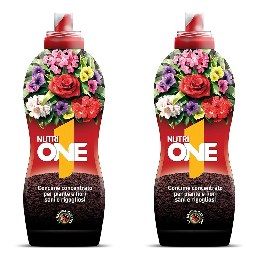 Nutrione Concime Concentrato per Piante E Fiori, 1 Litro, 1000 Unità (Confezione