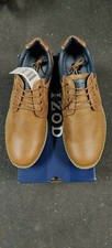 NEW IZOD CAL Men's Casual Brown Shoes Comfort Memory Foam Lace Up shoes.