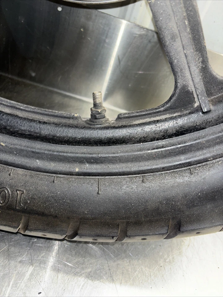 1985 YAMAHA VIRAGO XV1000 FRONT WHEEL 1.85X19 TIRE BRAKE DISKS Foto 3 de 4