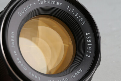 Asahi Pentax Super-Takumar 55mm F/1.8 Lens for M42 Mount #53109 C3