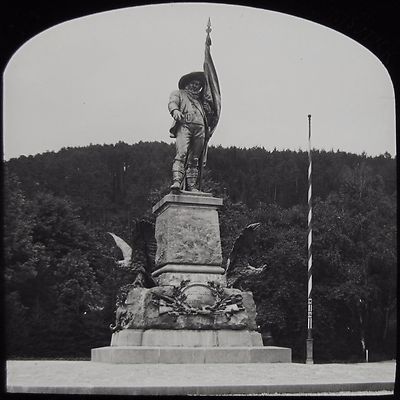 Glaszauber Laterne Dia ÖSTERREICH TIROL NR12 DATIERT 1896 FOTO INNSBRUCK ÖSTERREICH