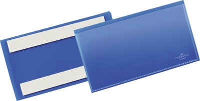 Etikettentasche B150xH67mm blau selbstklebend 50St./Pack DURABLE