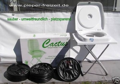 CACTUS "Ernst-August" Trocken Toilette Klapptoilette inkl. einem Lidbag +  NP | eBay