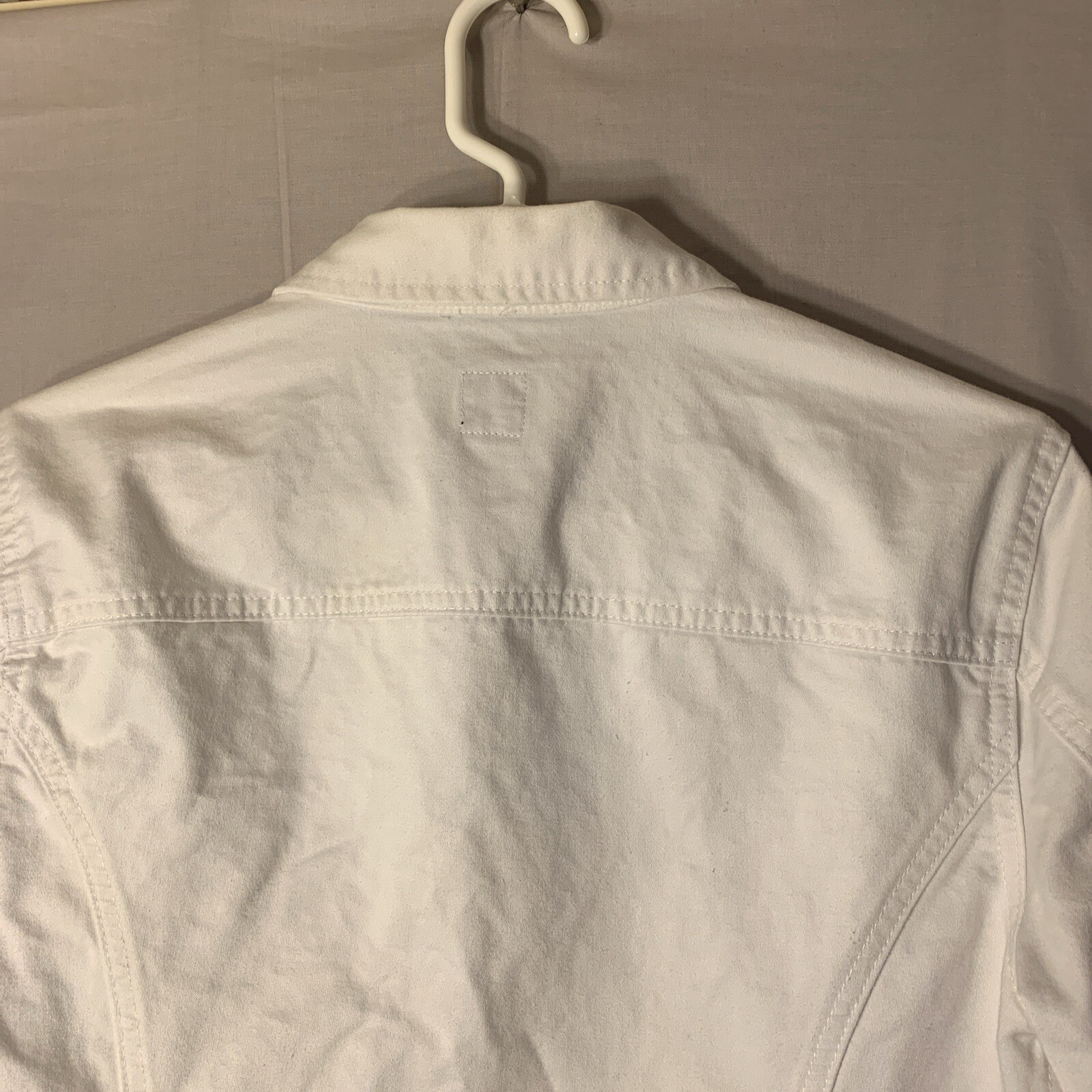 Gap White Denim Jacket - image 8