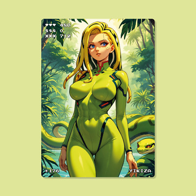 Waifu Card,  18+, Sexy Anime Card #176, Holographic, TCG, Adult Art, FSK ab 18
