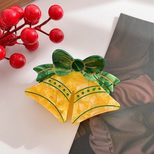 Christmas Series Acetic Acid Hair Claw Medium Size Gift Box Shark Clip - Picture 10 of 18