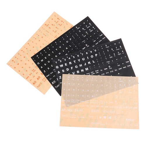 English Full Keyboard Frosted Transparent Keyboard Stickers Computer Noteb,$i AT - Picture 10 of 15