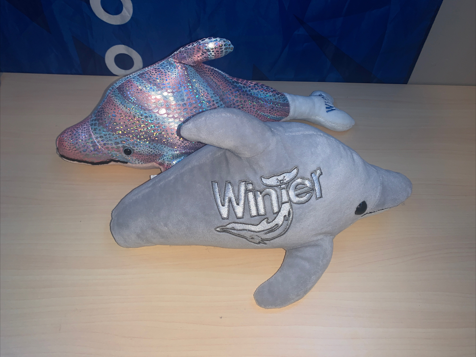 winter dolphin plush