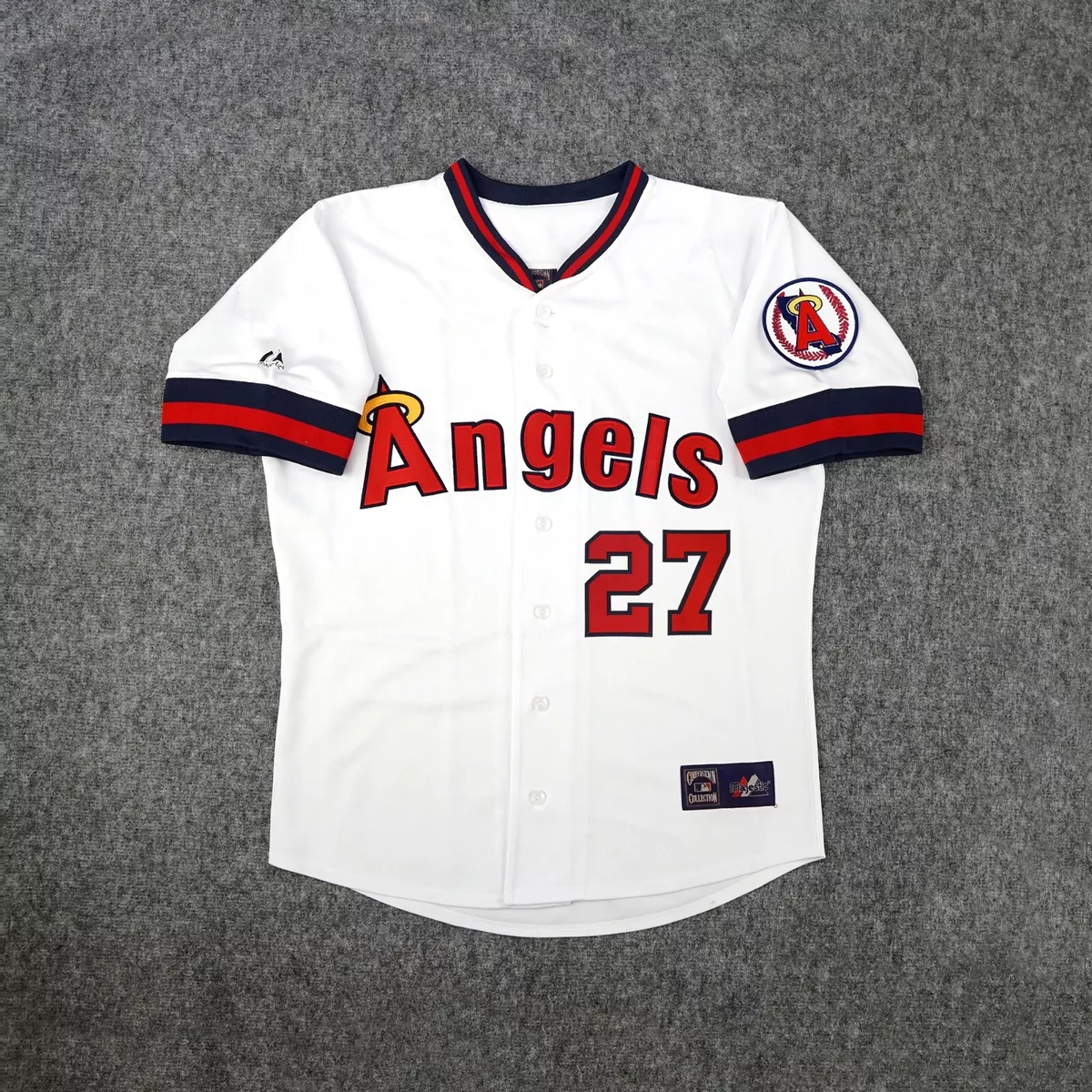 mike trout throwback jersey