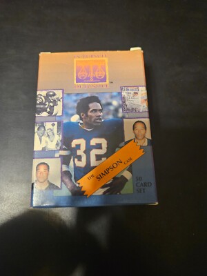 1994 INTERLINK NEWS IN PURSUIT OF JUSTICE THE O.J. SIMPSON CASE 50 CARD BOX SET