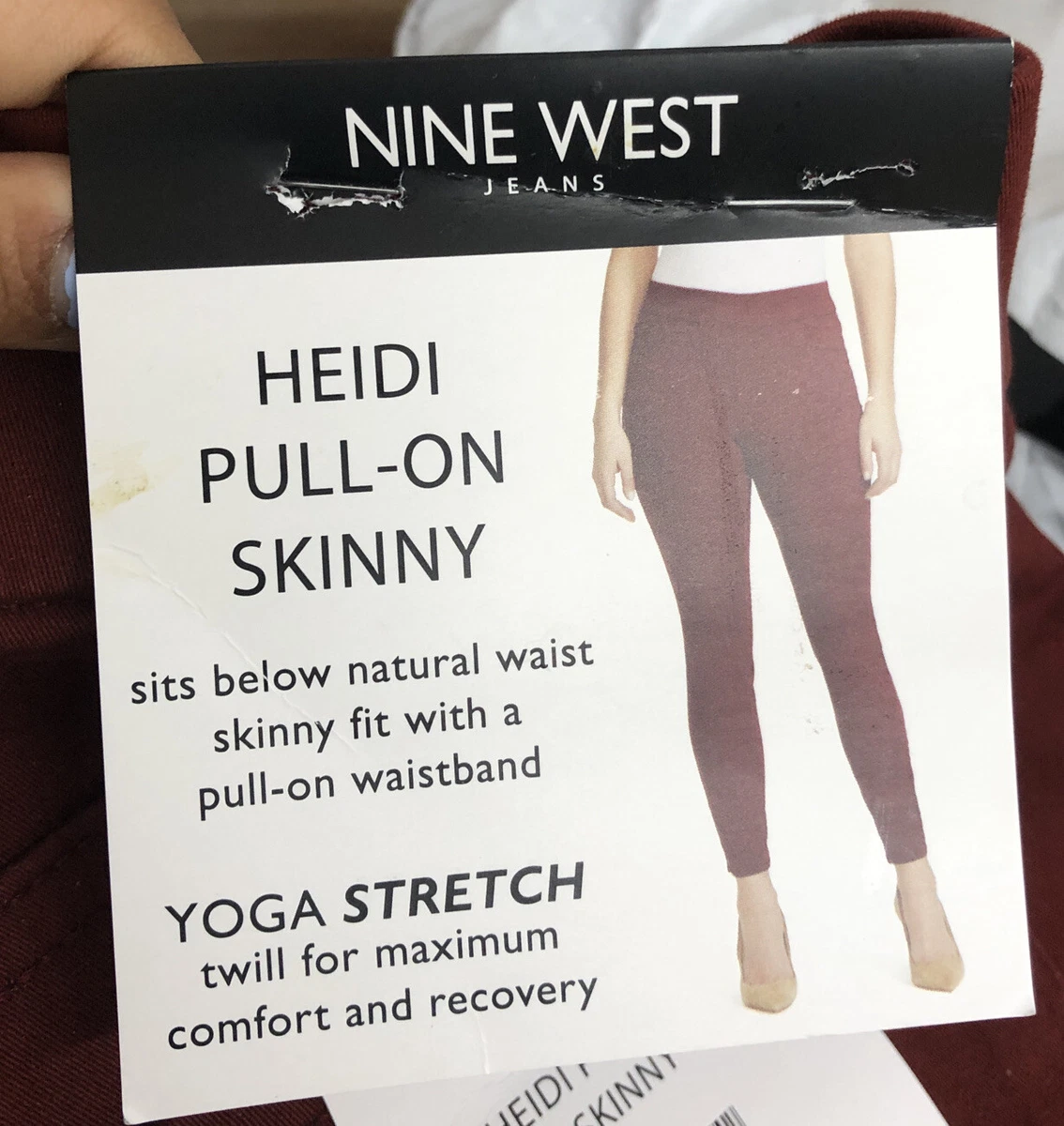 Nine west yoga jeans top