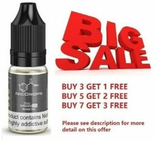 Nicotine Shots 18mg By NicDrops Nic Shots 70VG Cloud Chaser Premium-UK Made