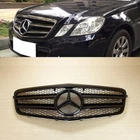 Fit BENZ E-Class W212 2010-2013 Sedan/Wagon 4-Door Full Gloss Black Front Grille
