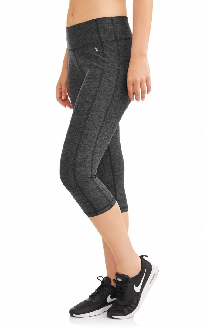 Danskin Now Women's Active Melange Performance Capri Sport Tight DNL27109M