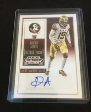 2016 Panini Contenders Draft Picks Roberto Aguayo College Ticket Auto RC #239