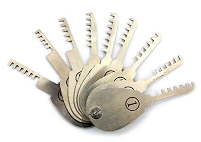 9-teiliges Lockpicking-Werkzeug-Set für Schlosser Öffnungswerkzeug