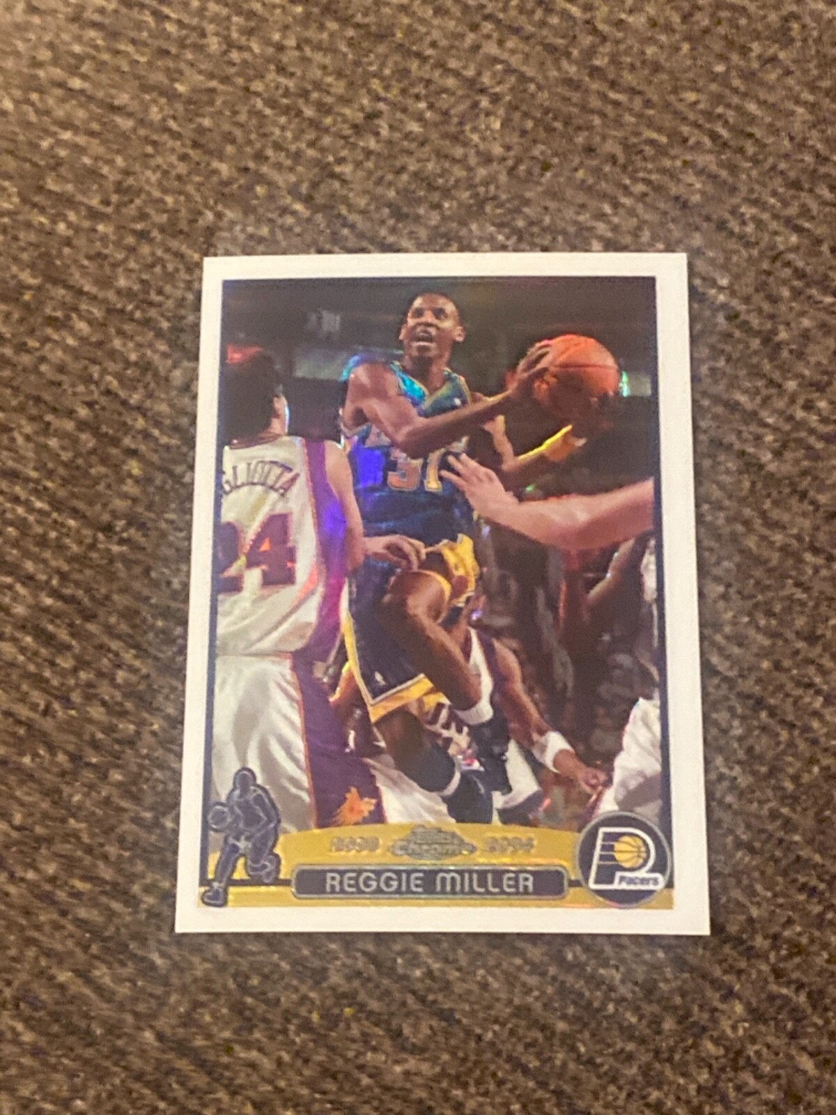 Reggie Miller 2003 topps chrome refractor #31