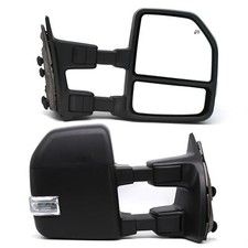 New Style Tow Mirrors For 99-10 Ford F250 F350 F450 F550 Super Duty Manual