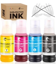 Sublimation Ink 522 Refilled Bottles Work with ET-2720 ET-2760 ET-2800 ET-15000 