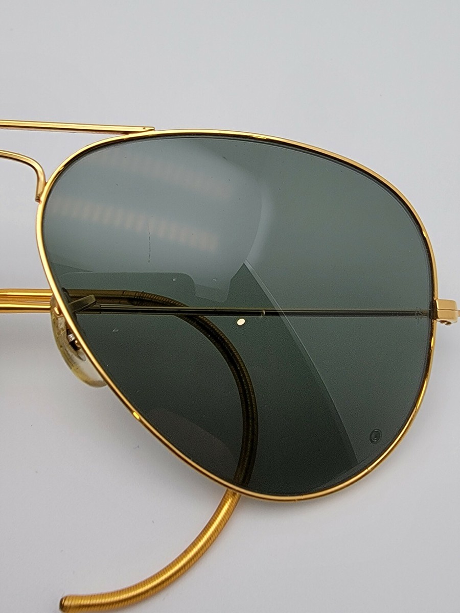 Ray-Ban B&L Z0282 Gold Arista G-15 Green Lens Cable Temple Ray-Ban B&L Z0282 Gold Arista G-15 Green Lens Cable Temple