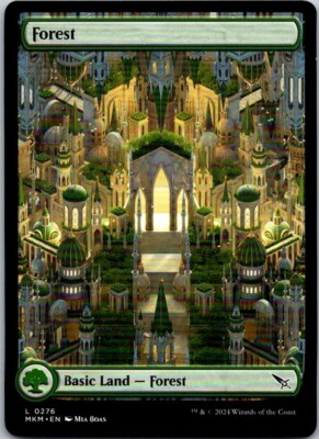 Magic the Gathering Forest #276 Full Art Murders at Karlov Manor MTG