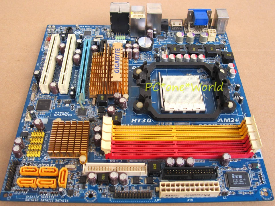 Gigabyte GA-MA78GM-S2H V1.0 motherboard Socket AM3/AM2+/AM2 DDR2 AMD 780G - Image 4 of 4