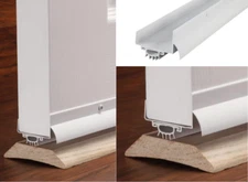 U-Shape Under Bottom Door Seal 36 in. Length, Seals 7/16" Gap, Screws Included