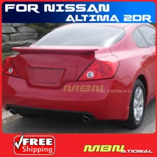Spoiler Wing For 08-13 Nissan Altima 2Dr Coupe Primer ABS Rear Trunk