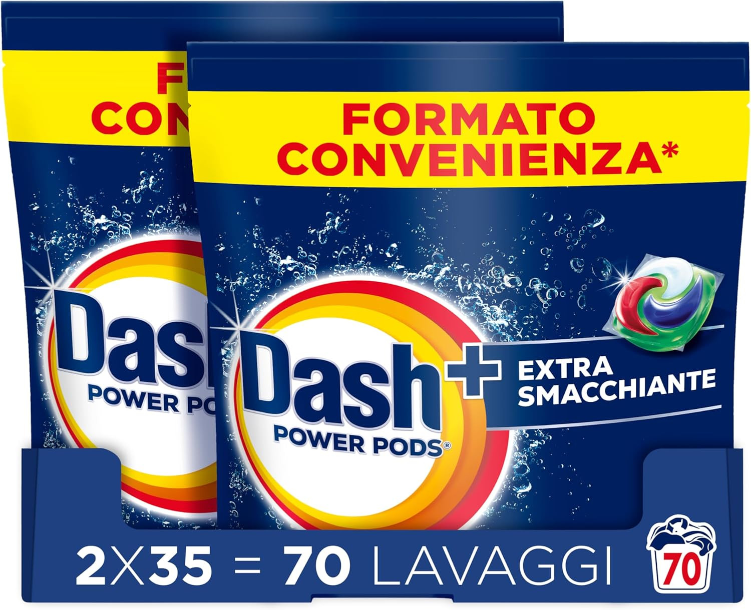 Power Pods Detersivo Capsule 70 Lavaggi Extra Smacchiante Offerta