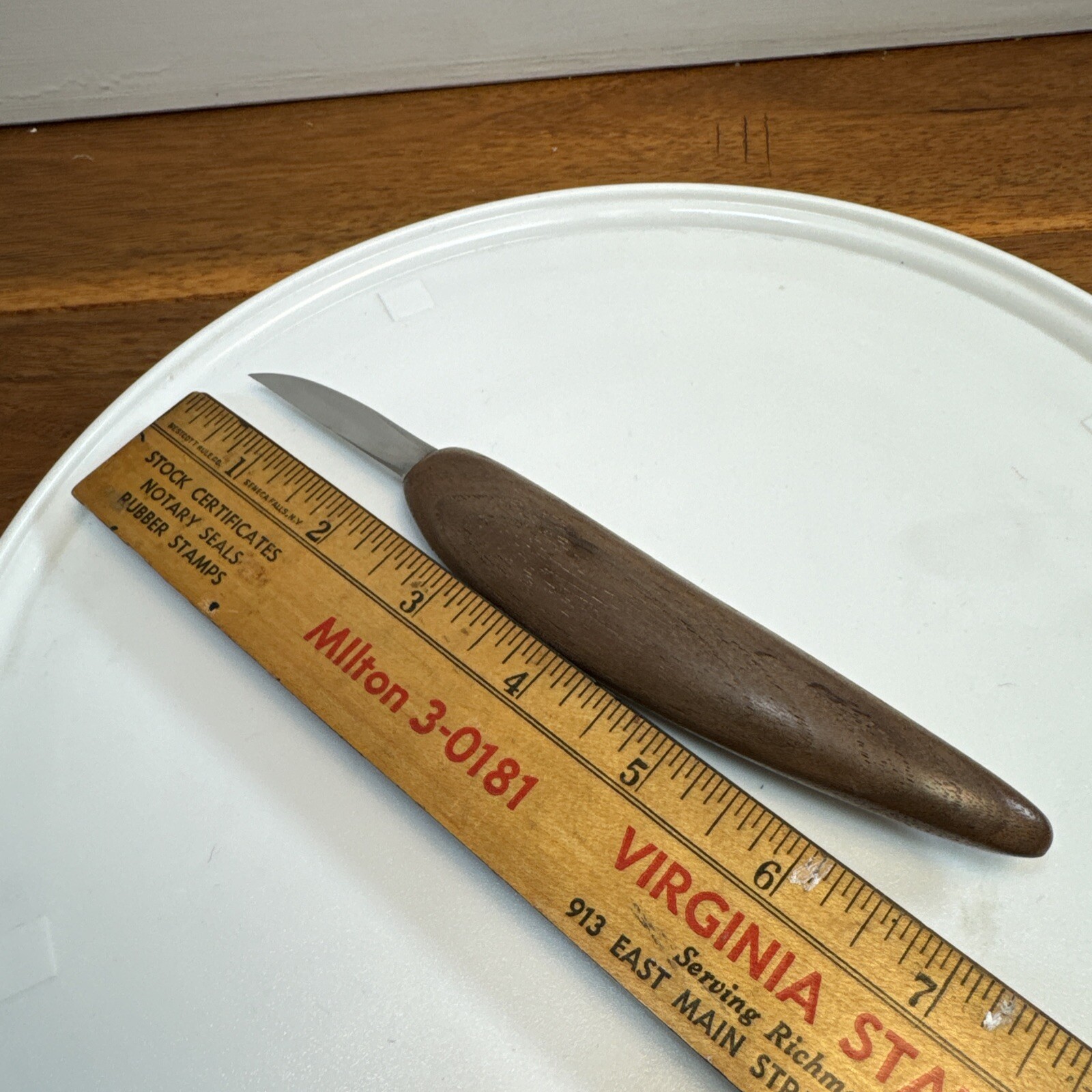 Knotts Knives 6 Detail Taper Wood Custom Carving Knife USA eBay