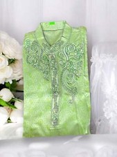 Green - Soft Cotton Traditional Boys Kurta- 016