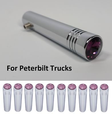 Peterbilt Chrome Aluminum Switch Extension With Crystal