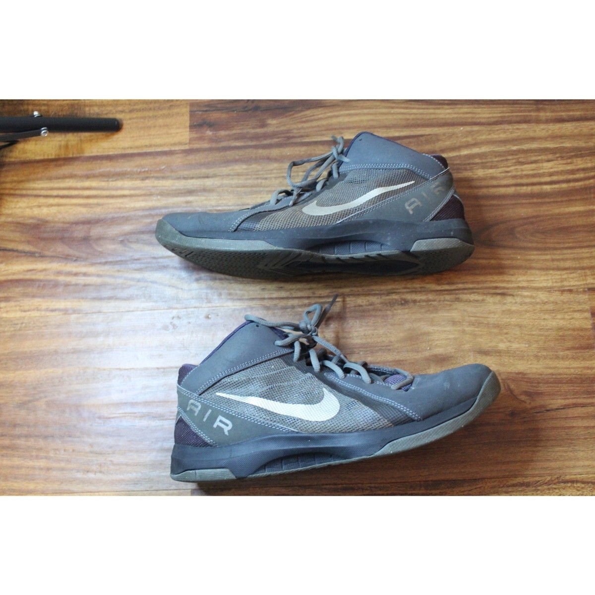 Nike Air Overplay IX size 11 Gray Basketball Men 831574-003 