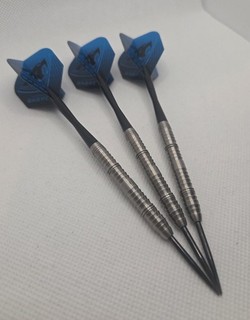 23g Harrows Sabre 90% Tungsten Super Grippy Darts With Case Flights & Stems