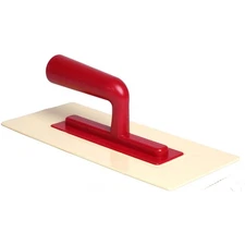 Red Handle Plastic Trowel for Precision Plastering and Tile Application