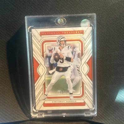 2024 National Treasures Football - JOE BURROW #20 - Orange Variation - 12/15