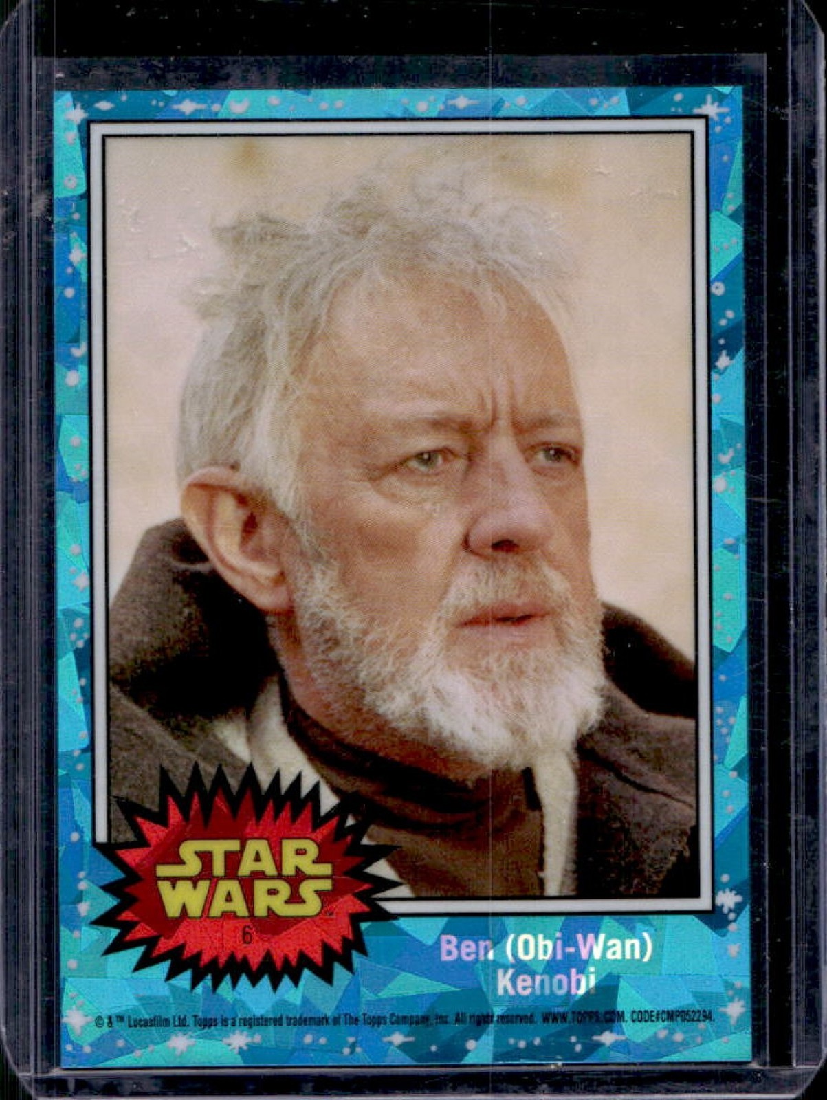 2022 Topps Chrome Sapphire Star Wars Ben (Obi-Wan) Kenobi #6