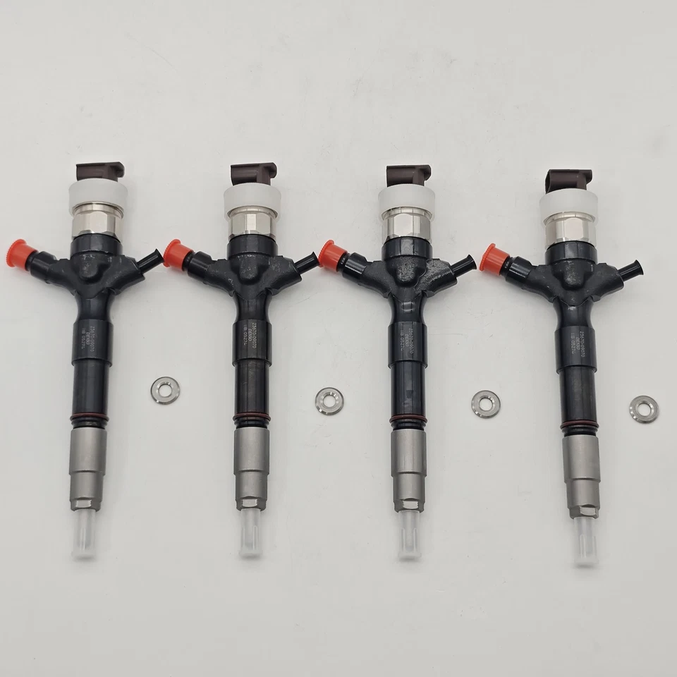 4pcs 23670-09070 Fuel Injector 095000-5921 Nozzle For DENSO Toyota Hiace Hilux Foto 4 de 4