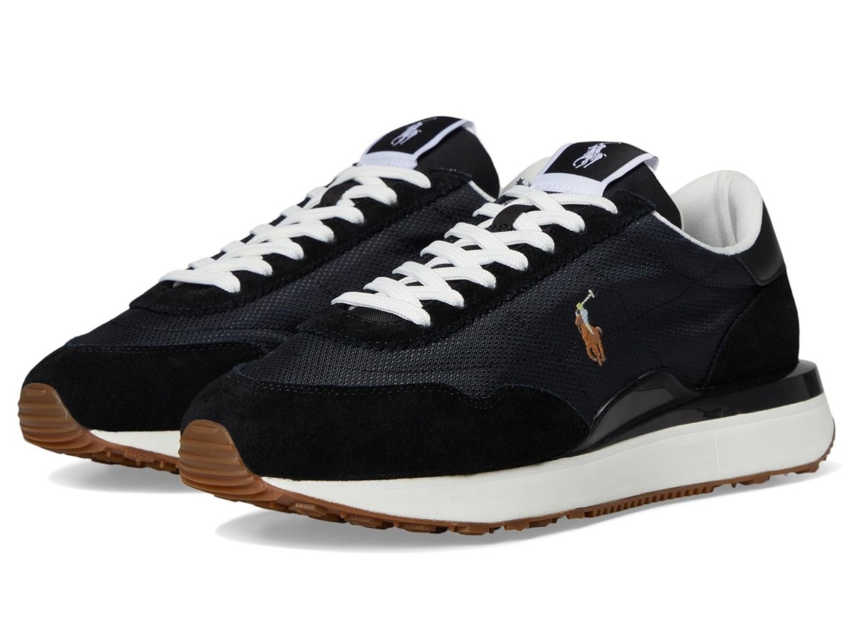 Man's Shoes Polo Ralph Lauren Train 89 Suede-Paneled Sneakers | eBay