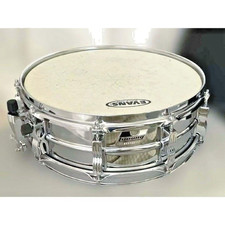 Ludwig LM300 Rocker Steel Snare Drum 14x5 Chrome Black White Badge