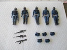 Vintage 1982 Lot Of 5  GI Joe Cobra Soldiers Weapons, And Accessories For Parts