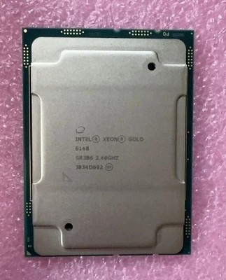 SR3B6 INTEL XEON PROCESSOR GOLD 6148 20 CORE 2.40GHZ 27.5MB 150W CPU