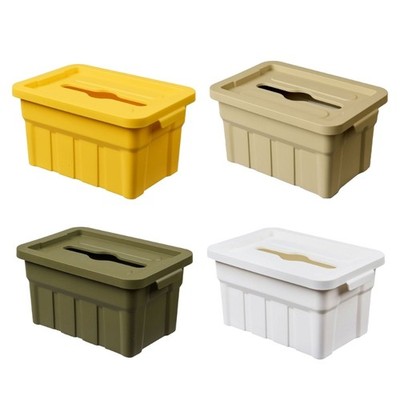 Mechanical Tissue Box Case Spring Activated Base Unqiue Desktop Paper Organizers