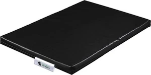 Maximum Pet Products 2" Black Tough Chew Dog Bed  Heavy Duty PVC Water Resistant