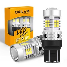 OXILAM Upgraded 7440 7443 LED Bulbs White for Reverse Lights, 4000LM 600 Bri...