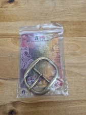 Belt Buckle Center Bar Antique Brass 1-1/4" (3.2 cm) 1565-24