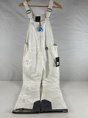 Artic Quest Women's Snowbib, White, M